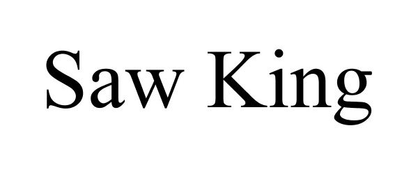 Trademark Logo SAW KING