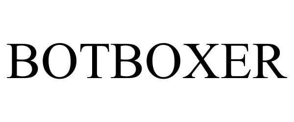 Trademark Logo BOTBOXER