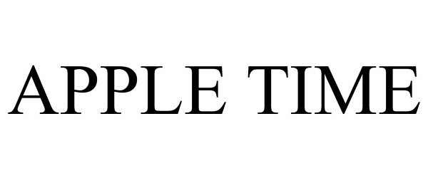 Trademark Logo APPLE TIME