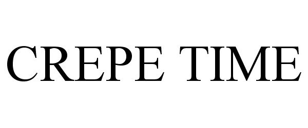 Trademark Logo CREPE TIME