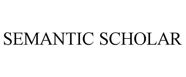 Trademark Logo SEMANTIC SCHOLAR