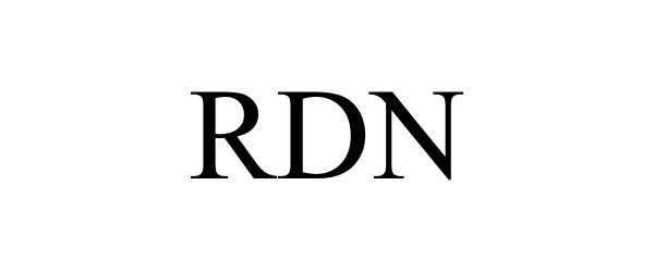 Trademark Logo RDN