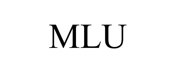Trademark Logo MLU