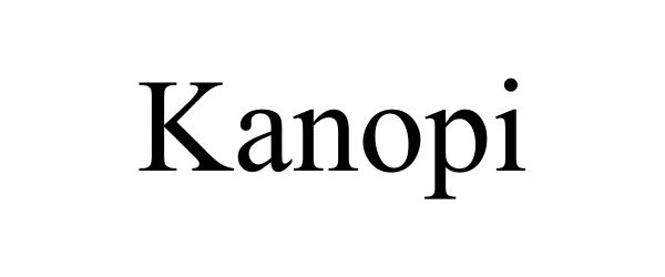 Trademark Logo KANOPI