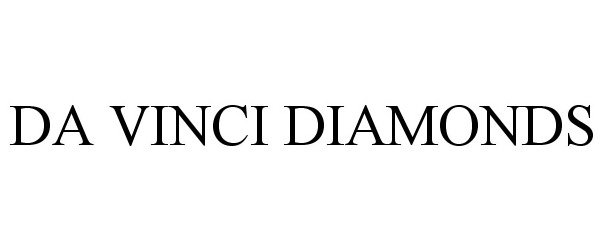 Trademark Logo DA VINCI DIAMONDS