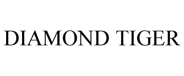 Trademark Logo DIAMOND TIGER