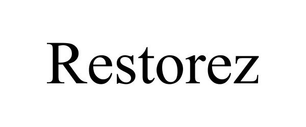 Trademark Logo RESTOREZ