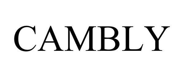 Trademark Logo CAMBLY
