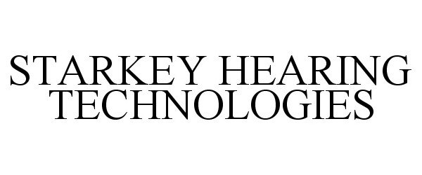  STARKEY HEARING TECHNOLOGIES