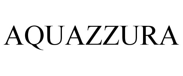 Trademark Logo AQUAZZURA