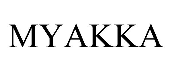 Trademark Logo MYAKKA