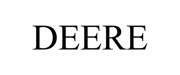 Trademark Logo DEERE