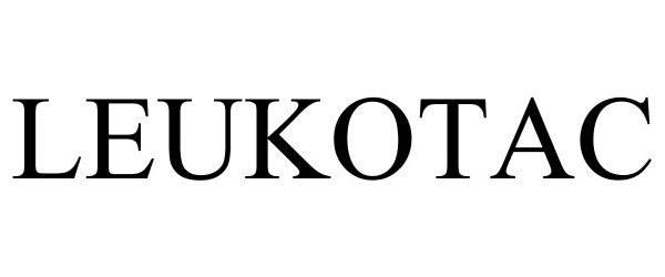 Trademark Logo LEUKOTAC