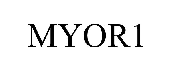 Trademark Logo MYOR1