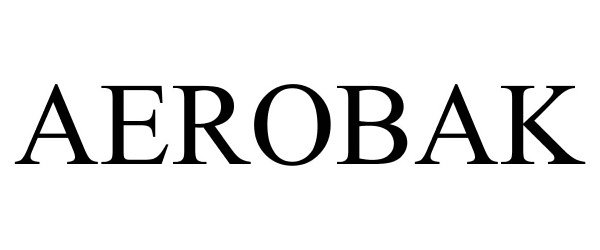 Trademark Logo AEROBAK