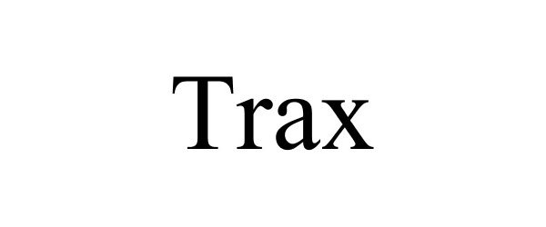 Trademark Logo TRAX