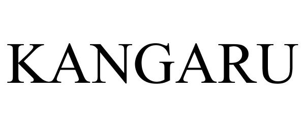Trademark Logo KANGARU