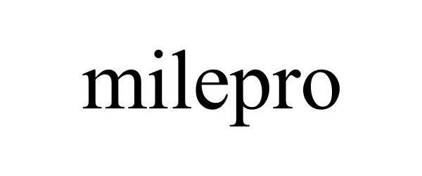 Trademark Logo MILEPRO