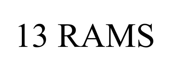 Trademark Logo 13 RAMS