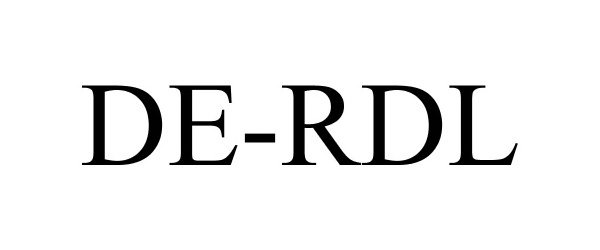 Trademark Logo DE-RDL