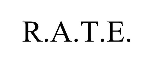 Trademark Logo R.A.T.E.