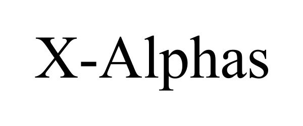  X-ALPHAS