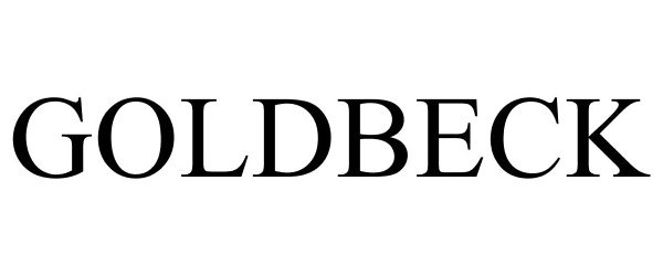 Trademark Logo GOLDBECK