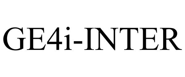 Trademark Logo GE4I-INTER