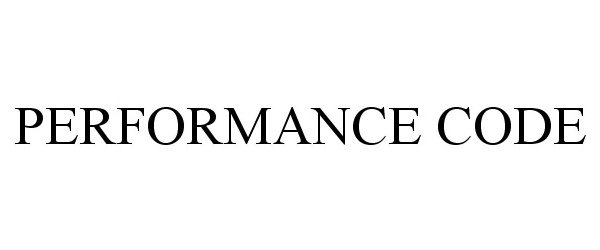  PERFORMANCE CODE