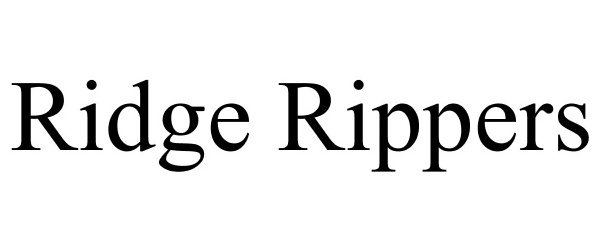  RIDGE RIPPERS