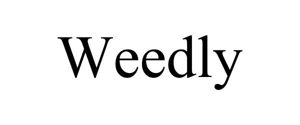 Trademark Logo WEEDLY