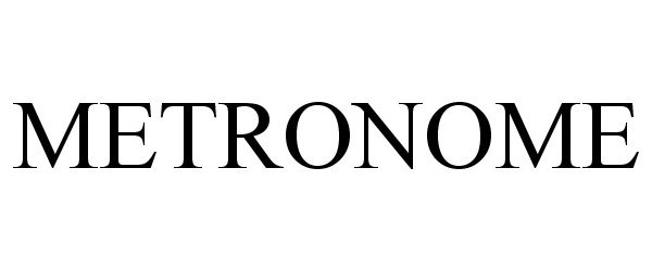 Trademark Logo METRONOME