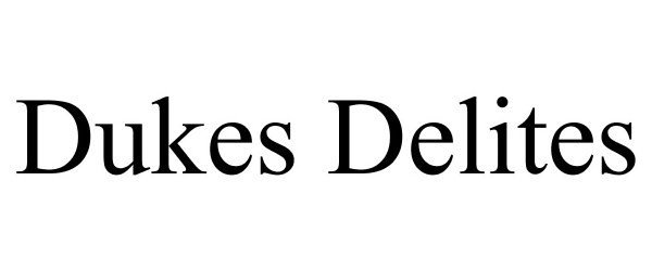 Trademark Logo DUKES DELITES