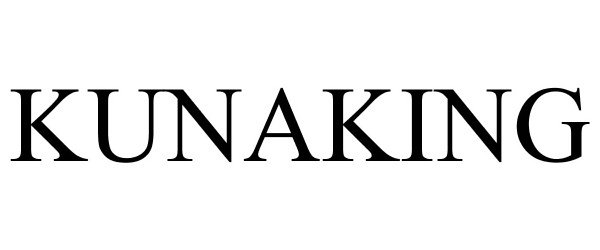 Trademark Logo KUNAKING