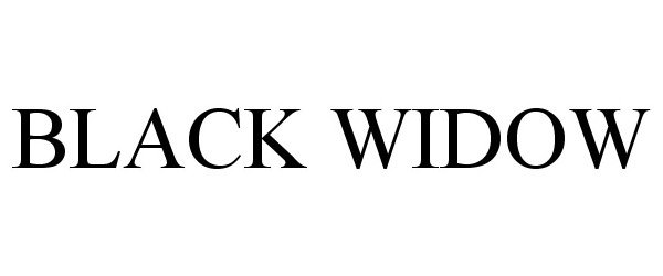 Trademark Logo BLACK WIDOW