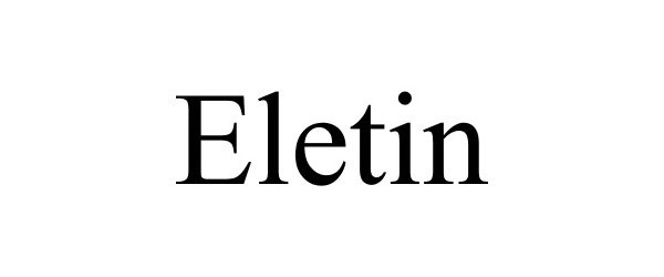 Trademark Logo ELETIN