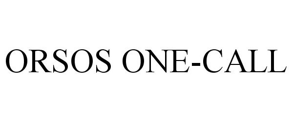  ORSOS ONE-CALL