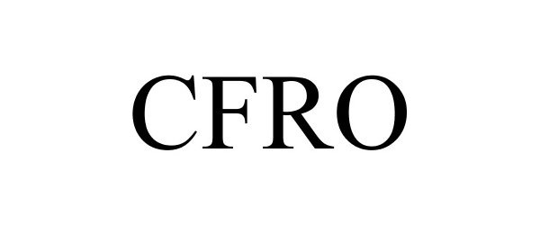 Trademark Logo CFRO