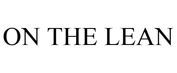 Trademark Logo LIFE ON THE LEAN