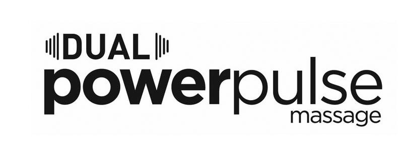 Trademark Logo DUAL POWERPULSE MASSAGE