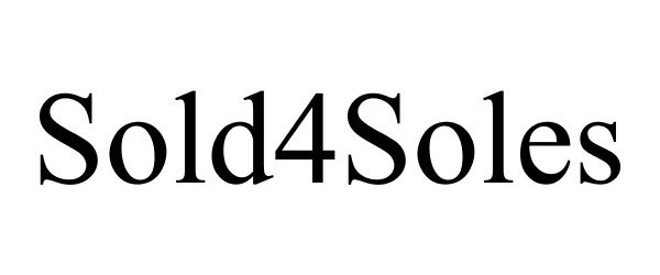Trademark Logo SOLD4SOLES