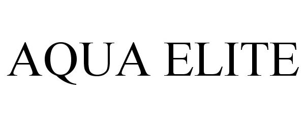 Trademark Logo AQUA ELITE