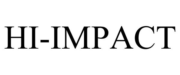 Trademark Logo HI-IMPACT