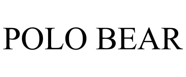 Trademark Logo POLO BEAR