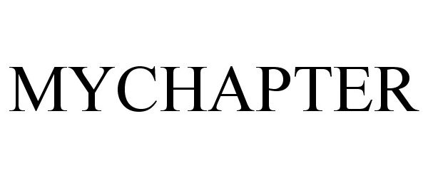  MYCHAPTER