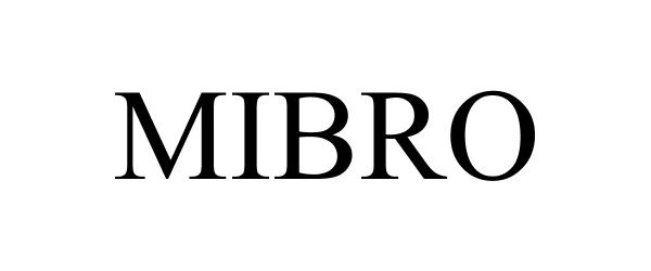 Trademark Logo MIBRO