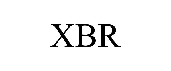 Trademark Logo XBR