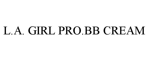  L.A. GIRL PRO.BB CREAM