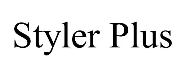 Trademark Logo STYLER PLUS