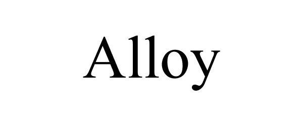 Trademark Logo ALLOY